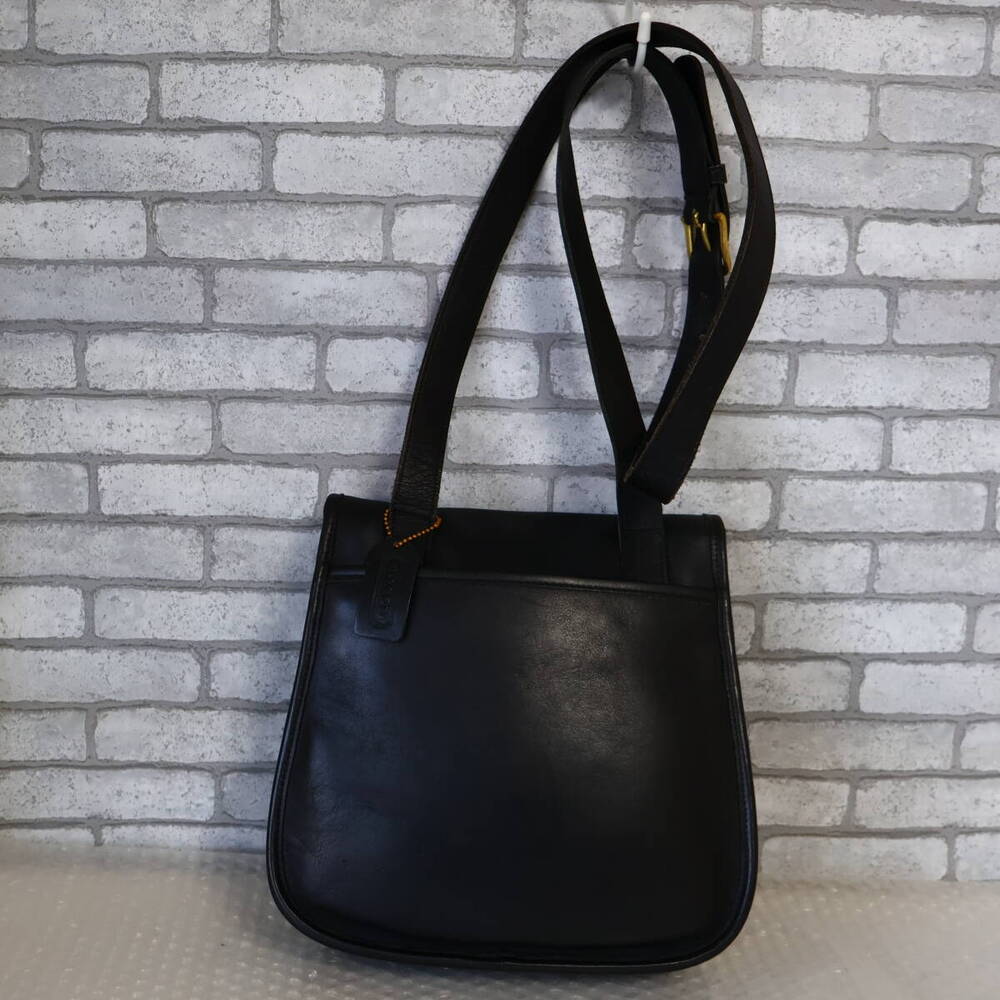 Vintage Coach Side Pack Black Rare Classic Bag - Picture 7 of 9